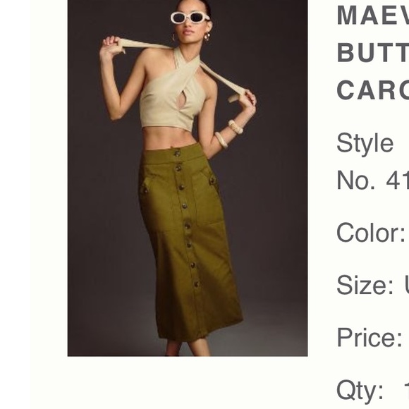 Anthropologie/ Maeve skirt - Picture 11 of 14